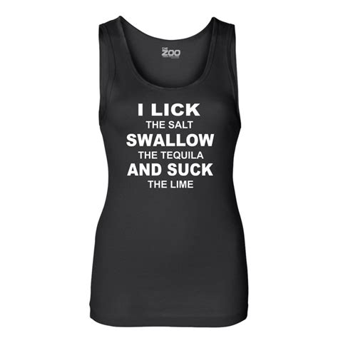 Lick Swallow And Suck Ladies Tank 9055 Rebelsmarket