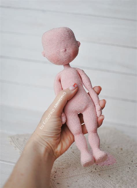 Crochet Doll Base Pattern English Amigurumi Etsy Crochet Doll