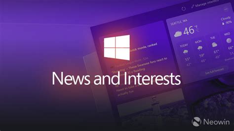 Microsoft Acknowledges The Blurry News And Interests Text Issue On