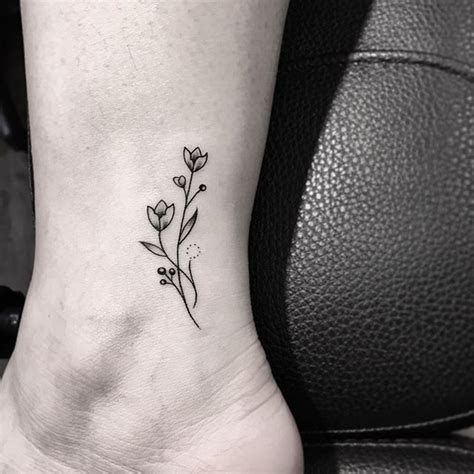 Flowers are one of the most beautiful things created by god and usually treated as a symbol of femininity. 24 Cute Small Flower Tattoo Design - We Need Fun