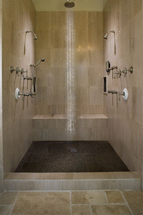 Open Shower Bathroom Bathroom Vanity Ideas