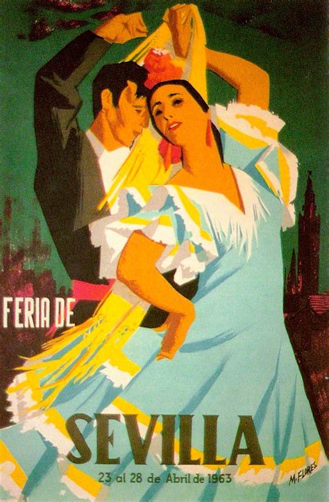 Cartel De 1963 Autor Feria Manuel Flores Pérez Dimensiones 47 X