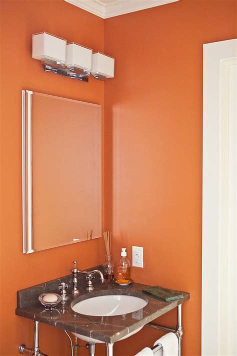 Going Bold 20 Contemporary Powder Rooms In 10 Spectacular Colors In