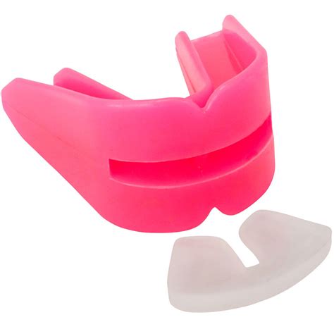 Meister Double Mouth Guard W Case Pink Womens Mma Gum Shield Custom