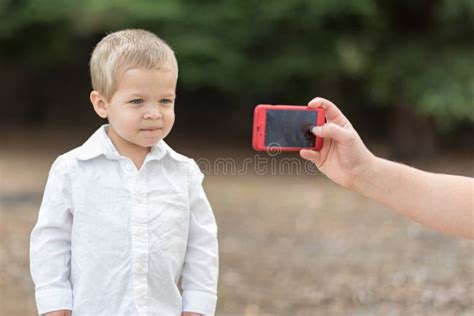 Young Boy Getting Photo Taken Stock Photo Image Of Fashionable