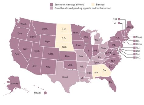Seven In 10 Americans Now Live In States Where Same Sex Marriages Are Allowed The Washington Post