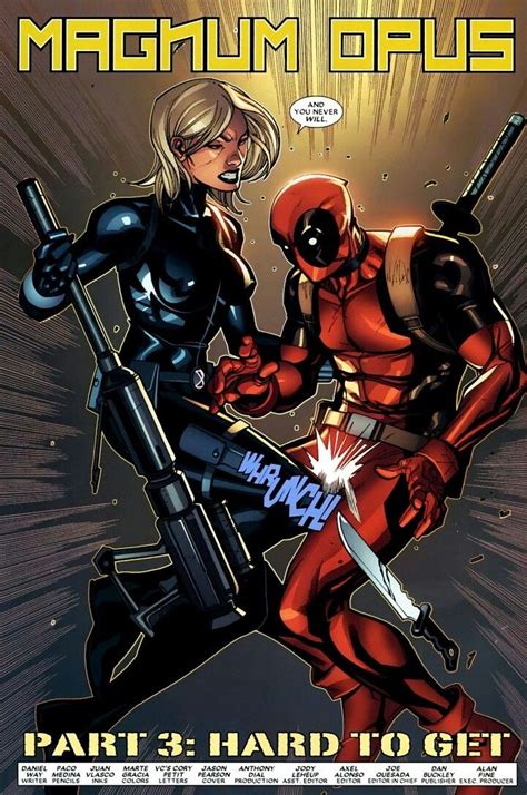 Deadpool And Black Widow Deadpool Superhero Comic Art