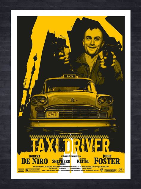 Taxi Driver Film Poster Etsy