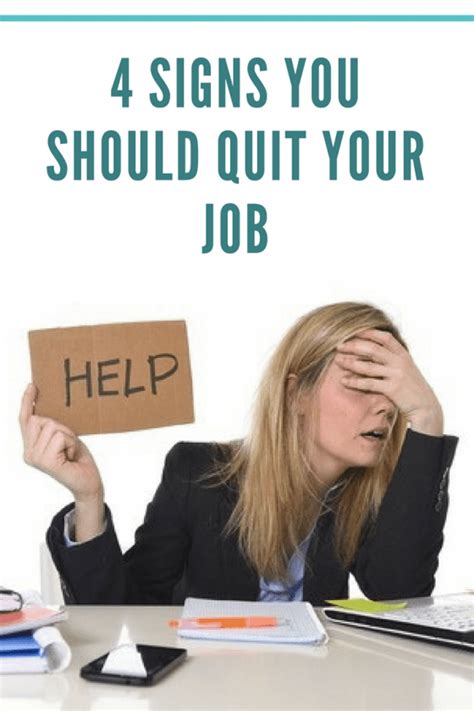 4 Signs You Should Quit Your Job Home Jobs By Mom