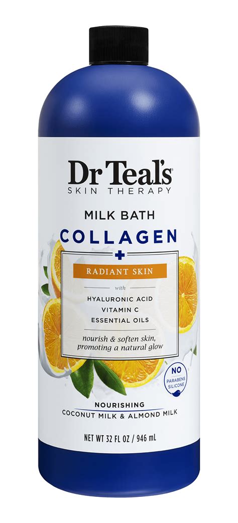 buy dr teals skin therapy collagen radiant skin milk bath 32 fl oz online in india 328238404