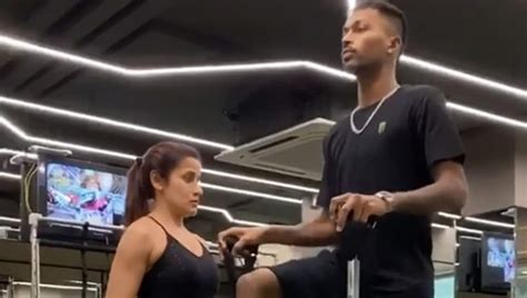 Hardik Pandya Grinds It Out At The Gym After Spinal Surgery Watch