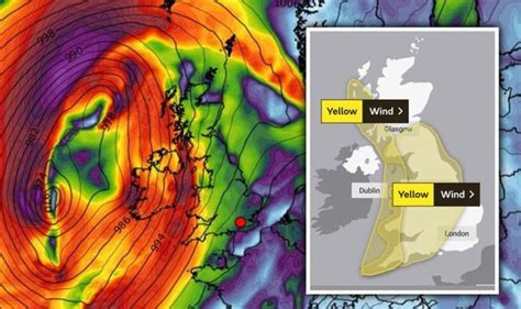 Storm Ellen Warnings Mapped Is Your Area At Risk Met Office Updates