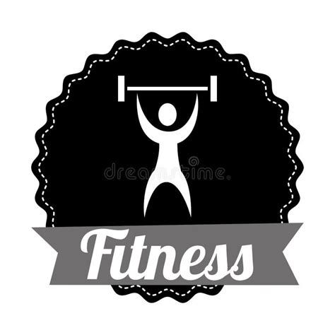Fitness Graphic Design Template Vector Isolated Stock Vector