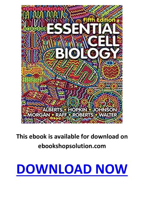 Calaméo Essential Cell Biology 5th Edition Pdf