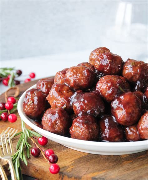 Cranberry Balsamic Meatballs Simeks
