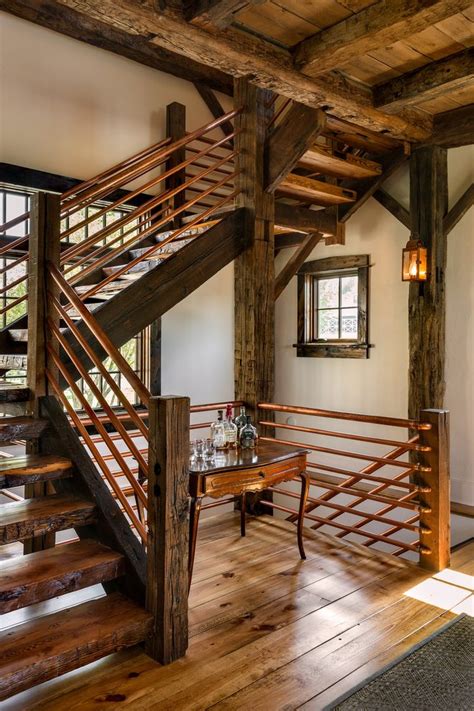 Rebar Railing Ideas Staircase Rustic With Large Clear Shade Modern