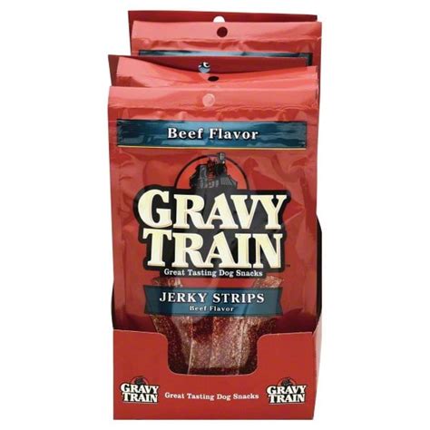 Gravy Train Jerky Strips Dog Snacks 3 Oz