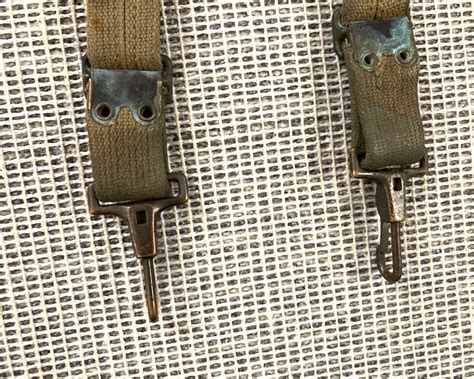 Us Army Ww2 M1936 Early Style Combat Suspenders Ebay