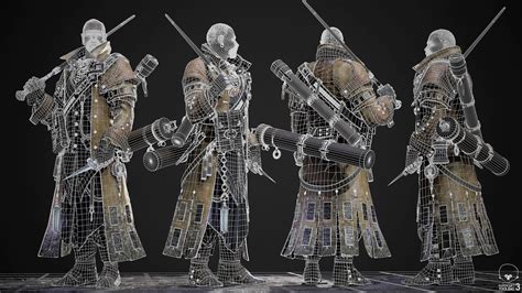 Pin By Jeff Simmons On 3d High Poly 人物 Character Art Pathfinder Quinn