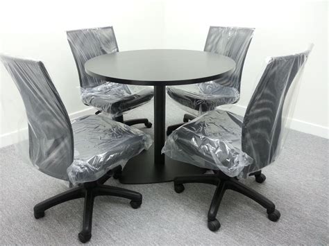 Small Round Meeting Table With Metal Frame Round Meeting Table