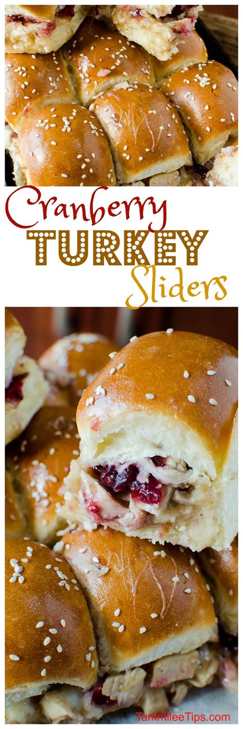 Super Easy Cranberry Turkey Sliders Recipe A Great Way To Use Holiday