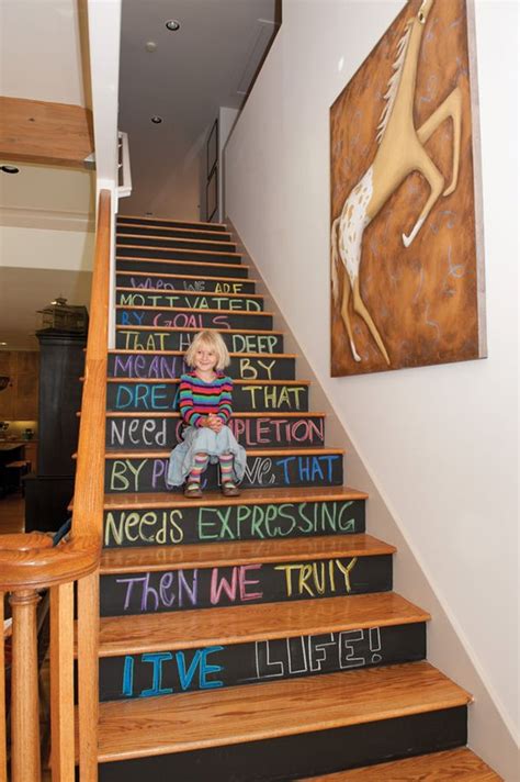 The space under your stairs can work perfectly to give you a centralized place to work from home, pay bills, or complete homework. Decorative Stair Risers With Designs For All Tastes