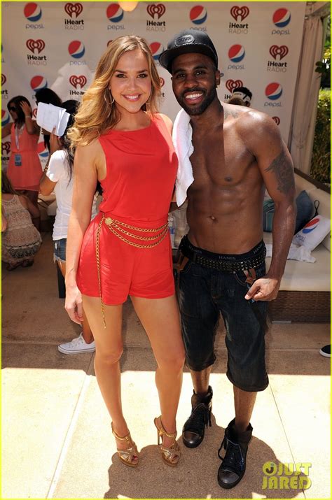 Robbie Amell And Shirtless Jason Derulo Iheartradio Pool Party Photo