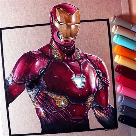 Christopher Straver On Twitter Heres My Drawing Of Iron Man I Also
