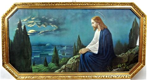Christ On The Mount Of Olives Etsy