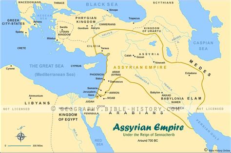A Map Of The Persian Empire
