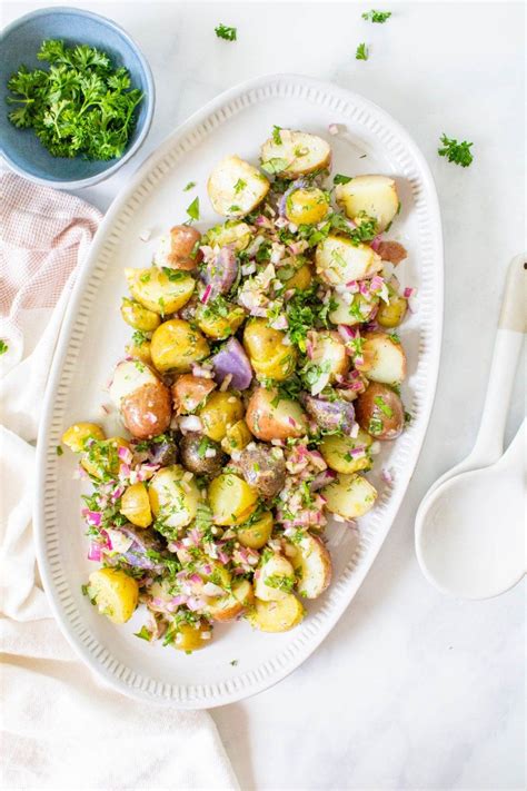 No Mayo Vegan Potato Salad Recipe Potatoe Salad Recipe Vegan