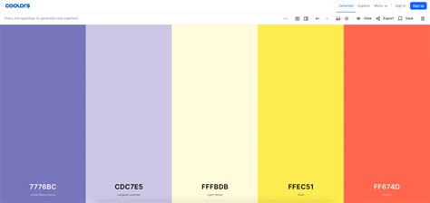 2021 Best Color Palette Generators You Can Use To Create