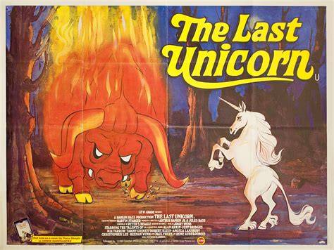 The Last Unicorn Original 1982 British Quad Movie Poster Posteritati