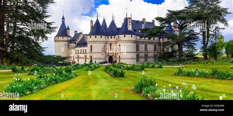 Fairy Tale Castles Of France Chaumont Sur Loire Stock Photo Alamy