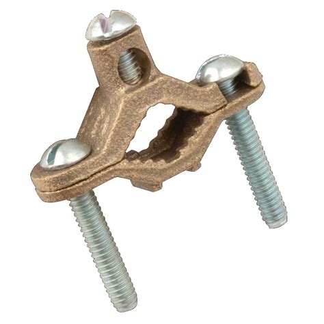 125 In To 2 In Ground Clamp For Bare Ground Wires Bronze Alloy