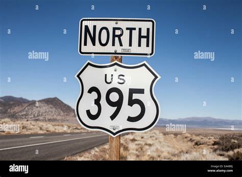California Highway 395 Road Sign Hi Res Stock Photography And Images