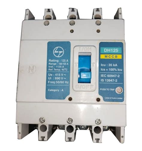 Landt Dh125 Mccb 35ka Rated Current 125a At Rs 3000 In New Delhi Id