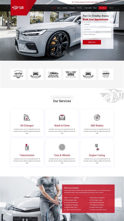 Best Cars And Automotive Website Templates Entheosweb