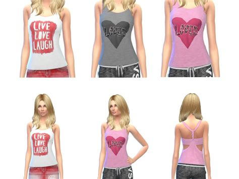 The Sims Resource Sporty Top Set