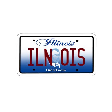 Illinois License Plate Sticker 2024 - Wendy Joycelin