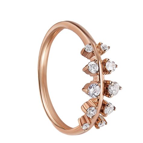 Young Collection Round Diamond Ring In 3759k Rose Gold 258920820