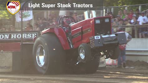 Light Super Stock Tractors Pulling At Ellsworth Wi June 8th 2019 Youtube