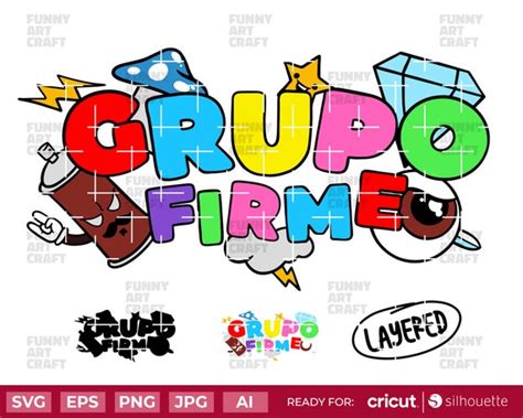 Grupo Firme Logo Svg Png Digital File Clipart For Tshirt Mug Etsy New