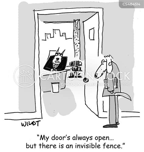 Open Doors Cartoons And Comics Funny Pictures From Cartoonstock
