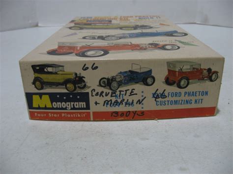 Monogram 1930 Model A Ford Phaeton Model Kit Pc64 198 Empty Box Only