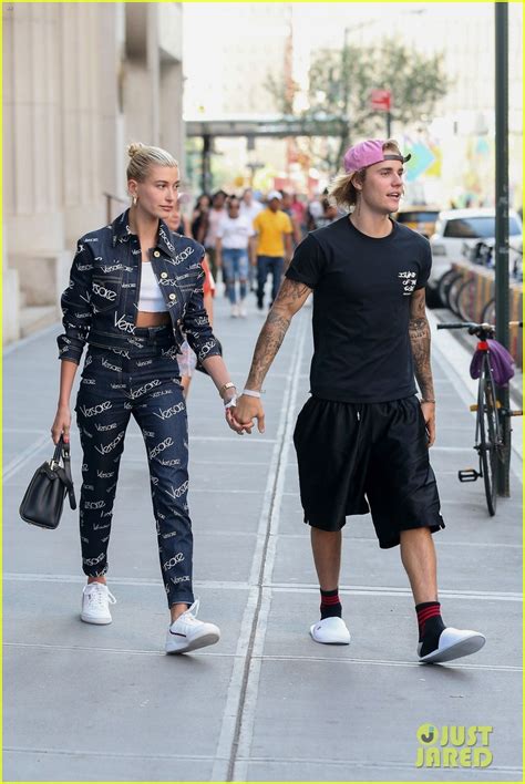 justin bieber and hailey baldwin hold hands after dinner date photo 4111230 justin bieber