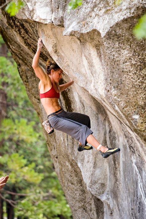 a female rock climber bouldering in yosemite national park by adventure joe on 500px climbing