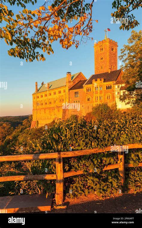 Wartburg Castle Near Eisenach Thuringian Forest Thuringia Germany