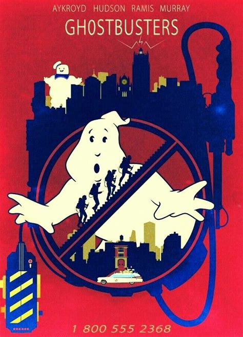 Ghostbusters Affiche Vintage Affiches Dart Sos Fantomes