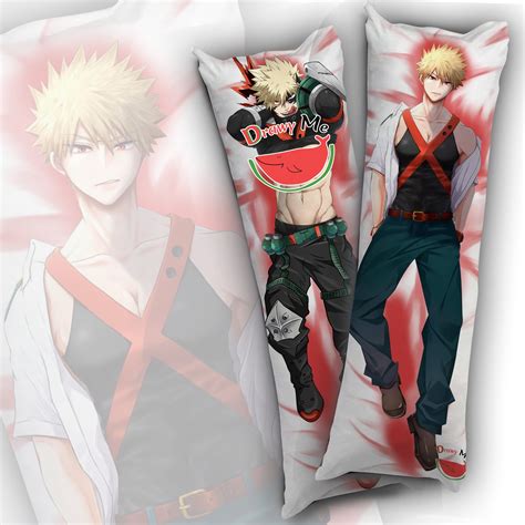 Inspired By Deku And Bakugo Body Pillow My Hero Academia Body Pillow Case Anime Body Pillow